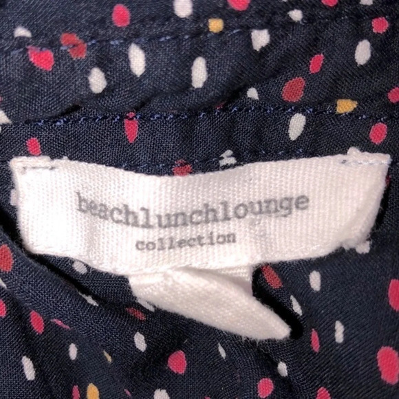Beachlunchlounge collection navy polka dot top - Picture 5 of 7